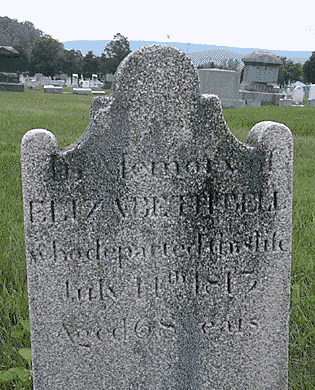 Elizabeth Bell headstone