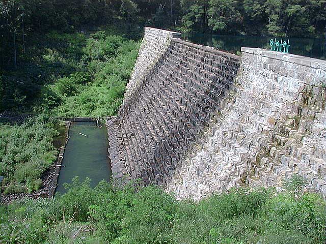 Tipton Reservoir dam & spillway