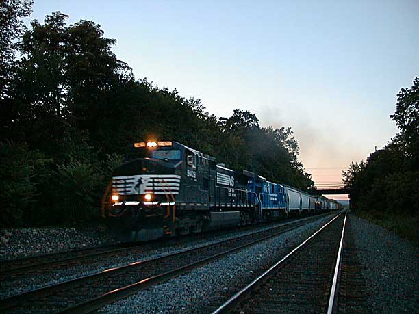 Westbound freight